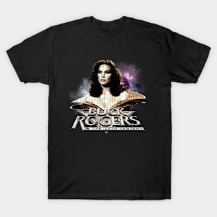 Vintage Worn Crack - princess ardala buck rogers enemy T-Shirt